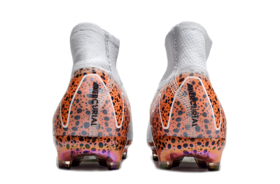 Nike Air Zoom Mercurial Superfly 10 Elite AG High-Tops Football Boots - Grey/White/Leopard