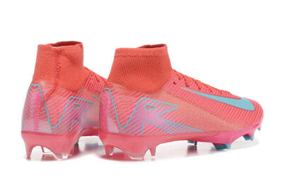 Nike Air Zoom Mercurial Superfly 10 Elite FG High-Tops Football Boots - Red/Jade/Blue