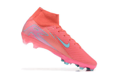 Nike Air Zoom Mercurial Superfly 10 Elite FG High-Tops Football Boots - Red/Jade/Blue
