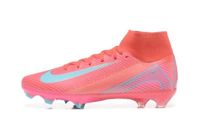 Nike Air Zoom Mercurial Superfly 10 Elite FG High-Tops Football Boots - Red/Jade/Blue