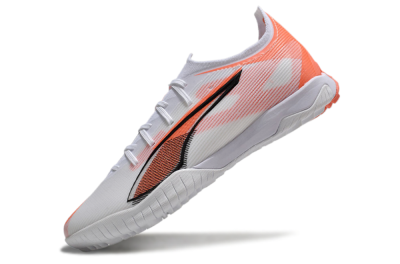 Puma Ultra Ultimate TF Low-Tops Football Shoes - White/Red/Black