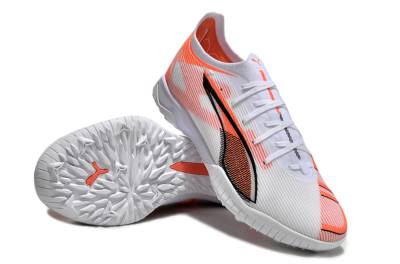 Puma Ultra Ultimate TF Low-Tops Football Shoes - White/Red/Black