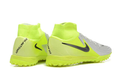 Nike Phantom Luna Elite TF High-Tops Football Shoes - Grey/Yellow/Black