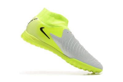 Nike Phantom Luna Elite TF High-Tops Football Shoes - Grey/Yellow/Black