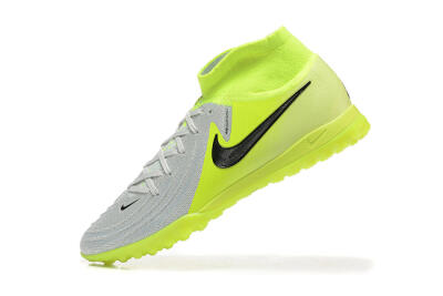 Nike Phantom Luna Elite TF High-Tops Football Shoes - Grey/Yellow/Black