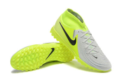 Nike Phantom Luna Elite TF High-Tops Football Shoes - Grey/Yellow/Black