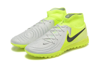 Nike Phantom Luna Elite TF High-Tops Football Shoes - Grey/Yellow/Black