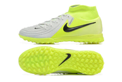 Nike Phantom Luna Elite TF High-Tops Football Shoes - Grey/Yellow/Black
