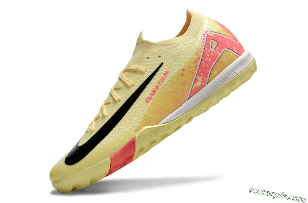 Nike Air Zoom Mercurial Vapor 16 Elite TF Low-Tops Football Shoes - Yellow/Black/Red 5
