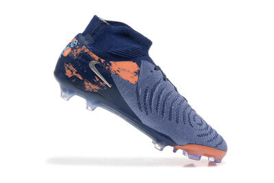 Nike Phantom Luna Elite FG High-Tops Football Boots - Blue/Silver/Orange