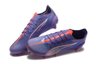 Puma Ultra 5 Ultimate FG Low-Tops Football Boots - Purple/Blue/Red