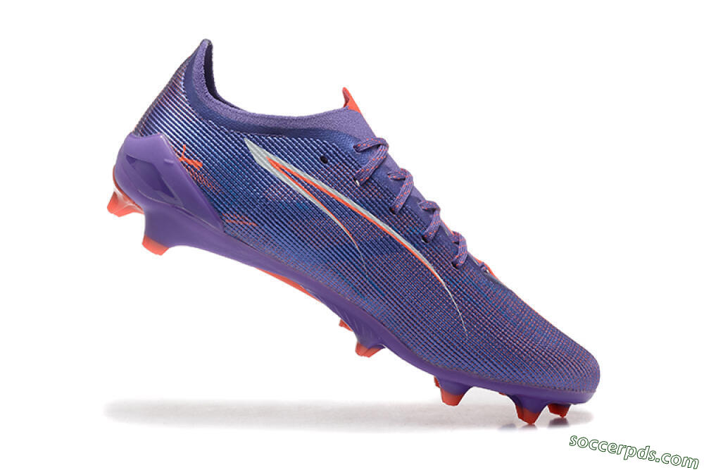 Puma Ultra 5 Ultimate FG Low-Tops Football Boots - Purple/Blue/Red 7