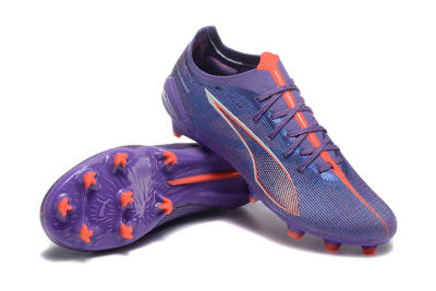 Puma Ultra 5 Ultimate FG Low-Tops Football Boots - Purple/Blue/Red