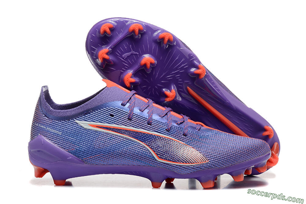 Puma Ultra 5 Ultimate FG Low-Tops Football Boots - Purple/Blue/Red 1