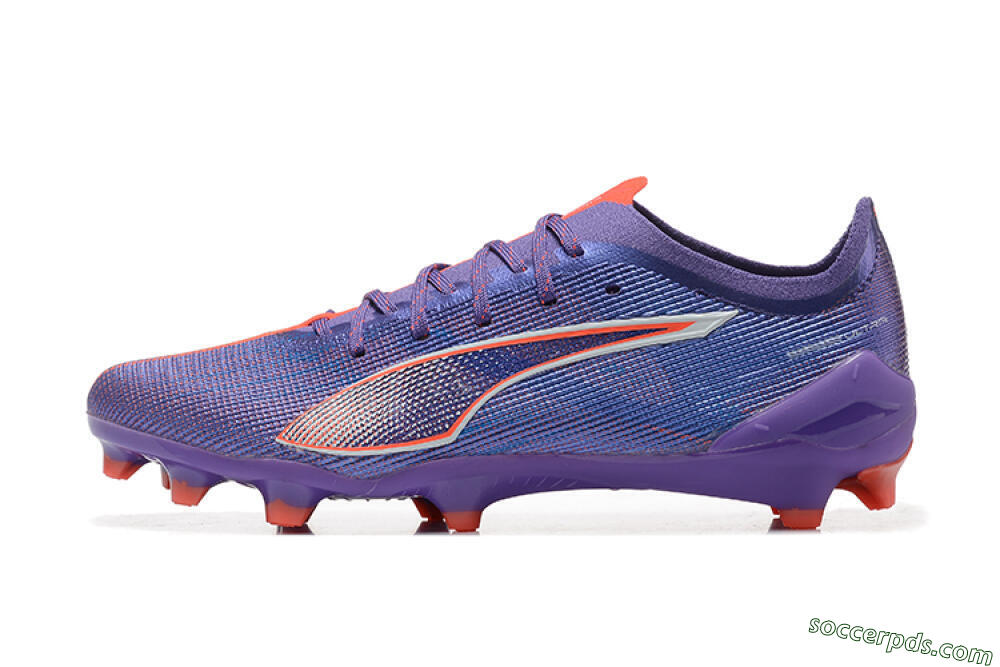 Puma Ultra 5 Ultimate FG Low-Tops Football Boots - Purple/Blue/Red 2