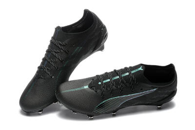 Puma Ultra 5 Ultimate FG Low-Tops Football Boots - Black/Jade/White