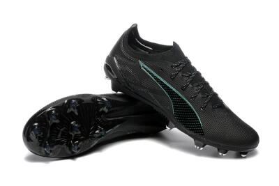 Puma Ultra 5 Ultimate FG Low-Tops Football Boots - Black/Jade/White