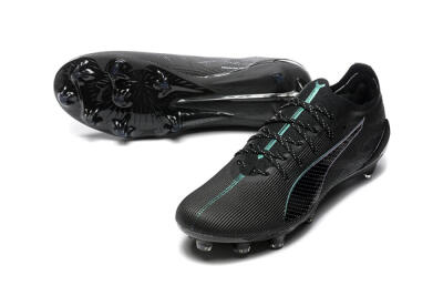 Puma Ultra 5 Ultimate FG Low-Tops Football Boots - Black/Jade/White