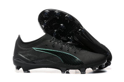 Puma Ultra 5 Ultimate FG Low-Tops Football Boots - Black/Jade/White