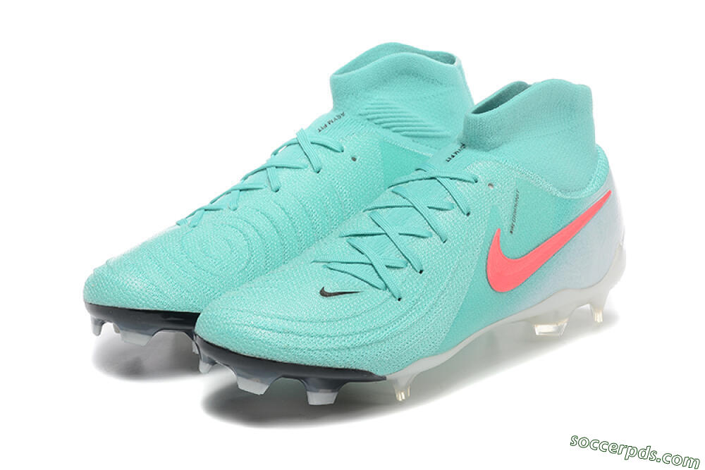 Nike Phantom Luna Elite FG High-Tops Football Boots - Jade/Red/White 5