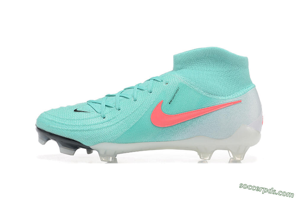 Nike Phantom Luna Elite FG High-Tops Football Boots - Jade/Red/White 2