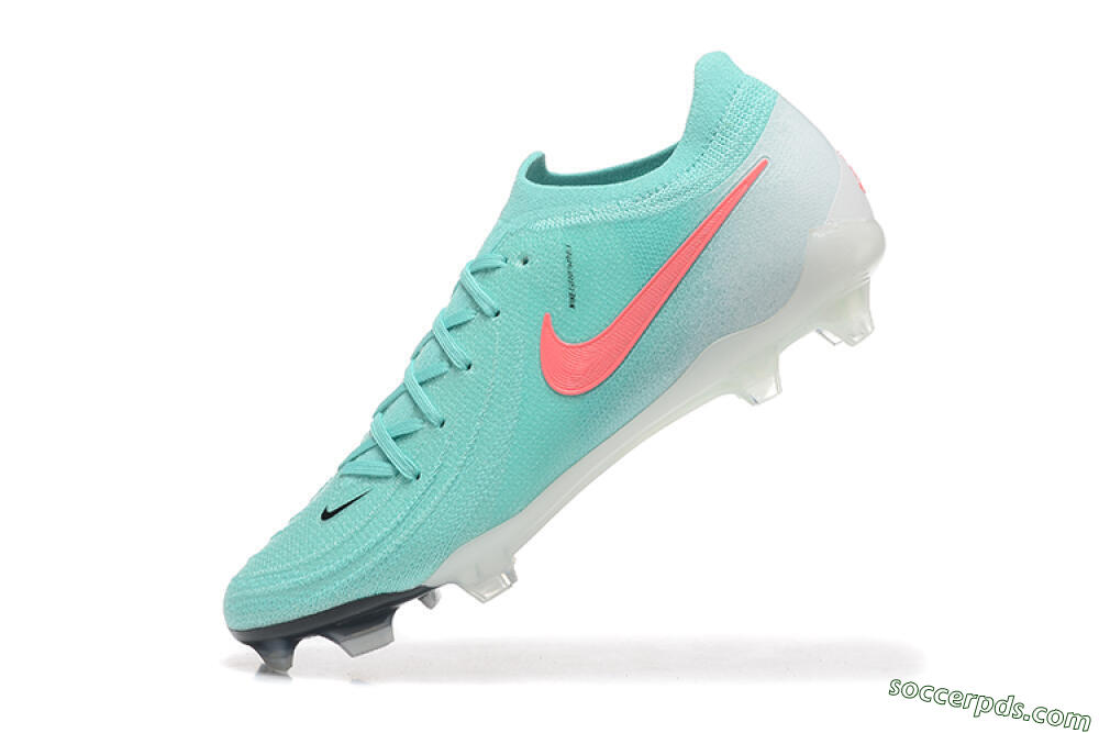 Nike Phantom Luna Elite FG Low-Tops Football Boots - Jade/Red/White 8