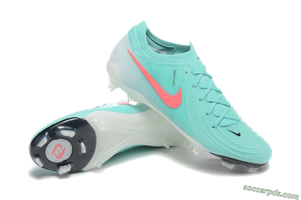 Nike Phantom Luna Elite FG Low-Tops Football Boots - Jade/Red/White 4