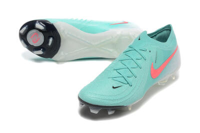 Nike Phantom Luna Elite FG Low-Tops Football Boots - Jade/Red/White