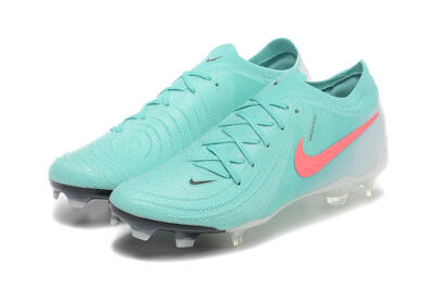 Nike Phantom Luna Elite FG Low-Tops Football Boots - Jade/Red/White
