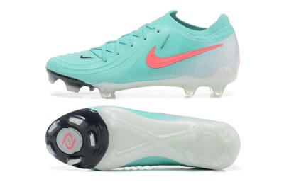 Nike Phantom Luna Elite FG Low-Tops Football Boots - Jade/Red/White