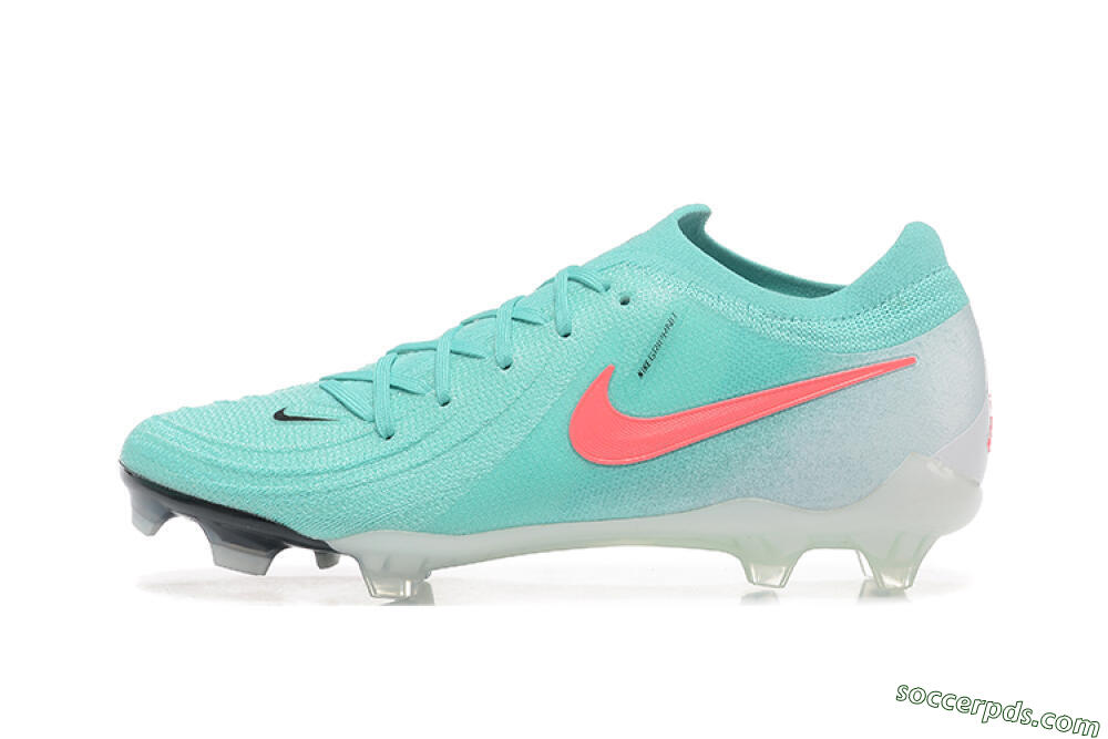 Nike Phantom Luna Elite FG Low-Tops Football Boots - Jade/Red/White 2