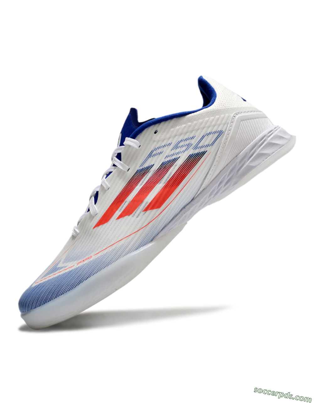 Adidas F50 Elite IC Low-Tops Football Shoes - Blue/White/Red 5