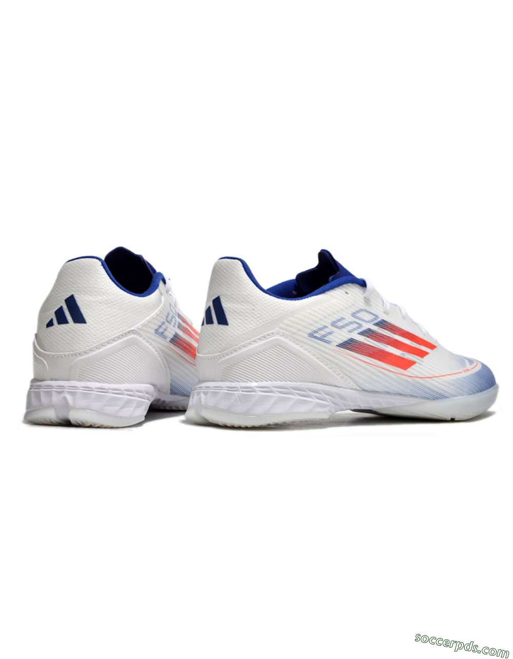 Adidas F50 Elite IC Low-Tops Football Shoes - Blue/White/Red 6