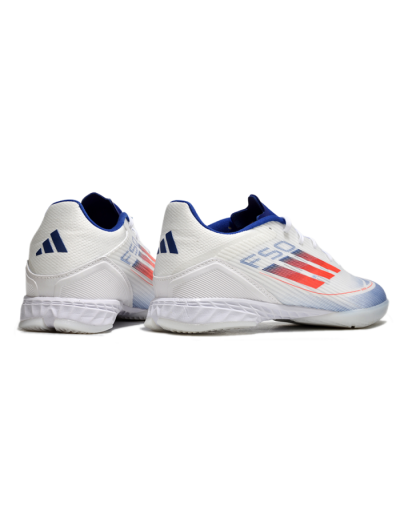 Adidas F50 Elite IC Low-Tops Football Shoes - Blue/White/Red