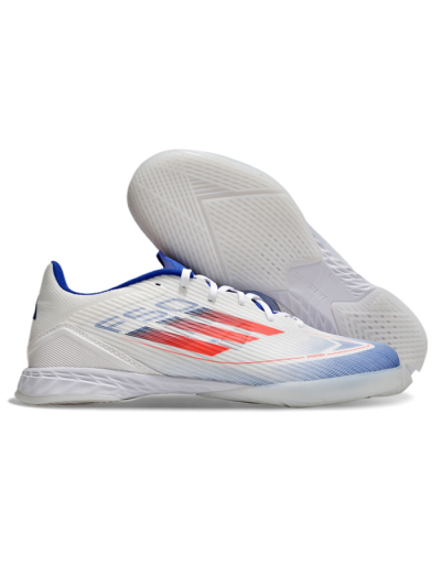 Adidas F50 Elite IC Low-Tops Football Shoes - Blue/White/Red