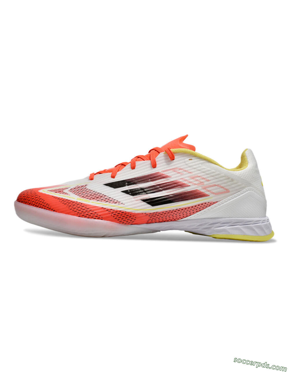 Adidas F50 Elite IC Low-Tops Football Shoes - Red/White/Yellow 2
