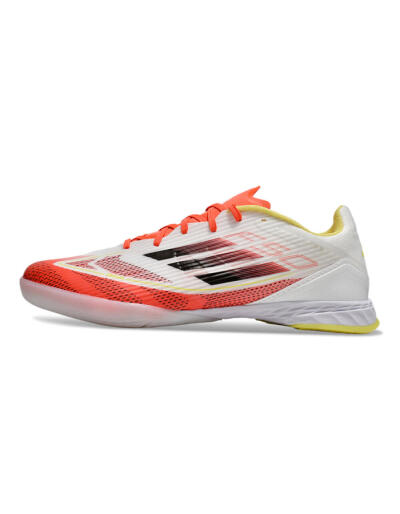 Adidas F50 Elite IC Low-Tops Football Shoes - Red/White/Yellow