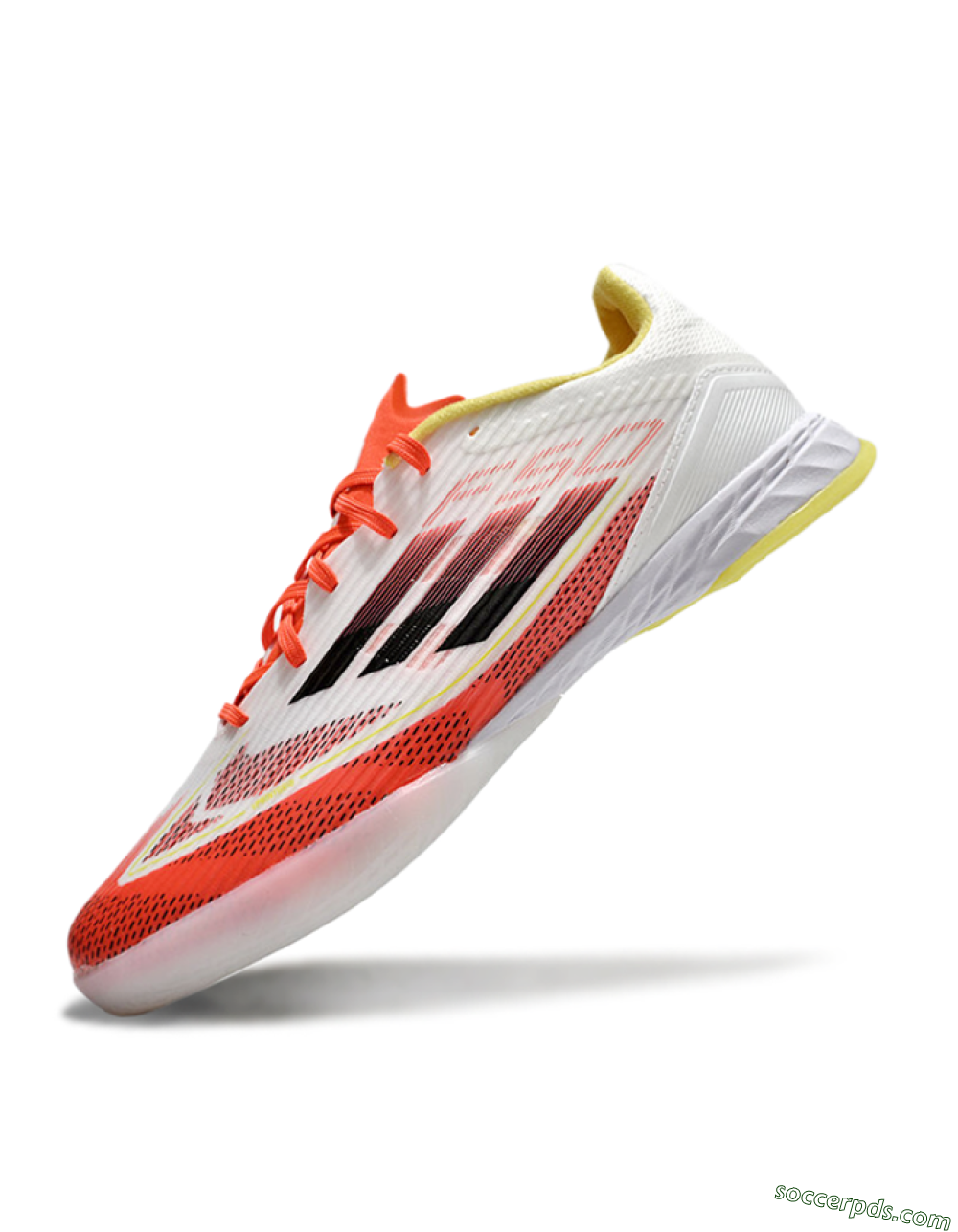 Adidas F50 Elite IC Low-Tops Football Shoes - Red/White/Yellow 5