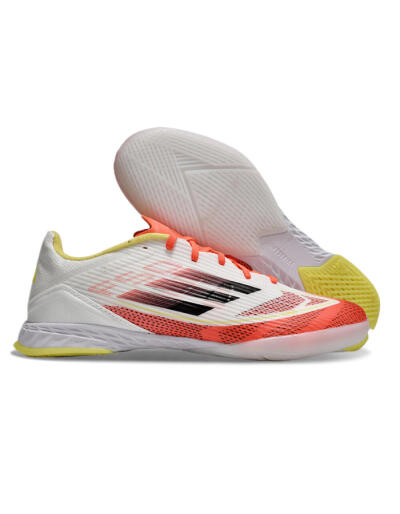 Adidas F50 Elite IC Low-Tops Football Shoes - Red/White/Yellow