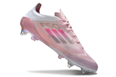 Adidas F50 Elite 304 SG Low-Tops Football Boots - Pink/Gold/White