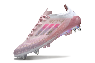 Adidas F50 Elite 304 SG Low-Tops Football Boots - Pink/Gold/White