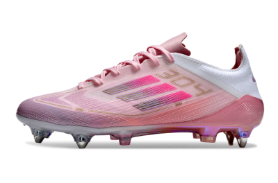 Adidas F50 Elite 304 SG Low-Tops Football Boots - Pink/Gold/White