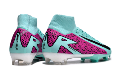 Nike Air Zoom Mercurial Superfly 10 Elite FG High-Tops Football Boots - Jade/Black/Purple