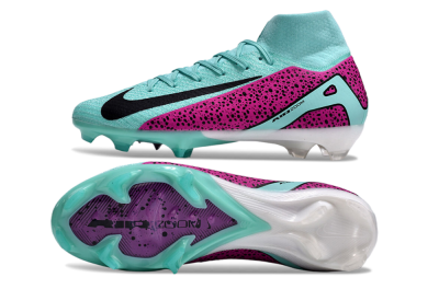 Nike Air Zoom Mercurial Superfly 10 Elite FG High-Tops Football Boots - Jade/Black/Purple