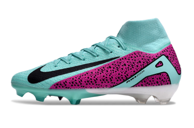 Nike Air Zoom Mercurial Superfly 10 Elite FG High-Tops Football Boots - Jade/Black/Purple