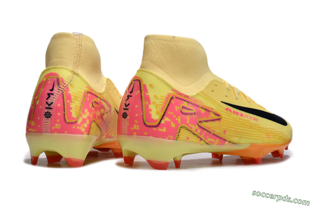Nike Air Zoom Mercurial Superfly 10 Elite FG High-Tops Football Boots - Yellow/Black/Red 6