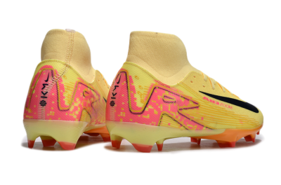 Nike Air Zoom Mercurial Superfly 10 Elite FG High-Tops Football Boots - Yellow/Black/Red