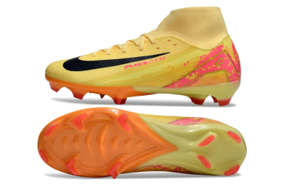 Nike Air Zoom Mercurial Superfly 10 Elite FG High-Tops Football Boots - Yellow/Black/Red