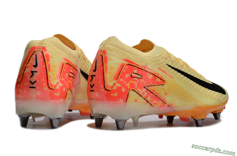 Nike Air Zoom Mercurial Vapor 16 Elite SG Low-Tops Football Boots - Yellow/Black/Red 6