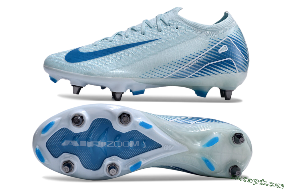 Nike Air Zoom Mercurial Vapor 16 Elite SG Low-Tops Football Boots - Jade/Blue/White 0